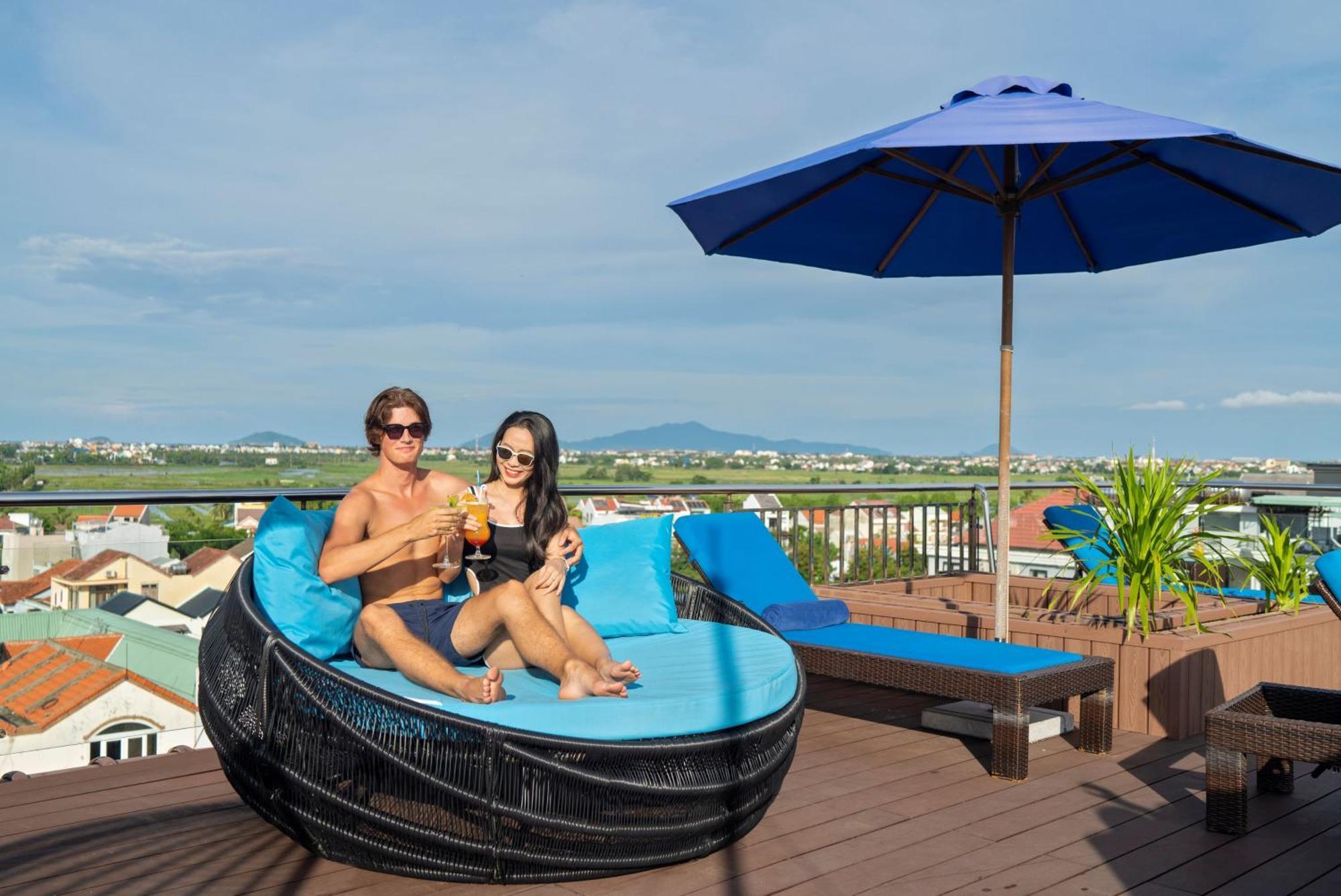 Qualia De Hotel Hoi An - Rooftop Bar City View Екстериор снимка
